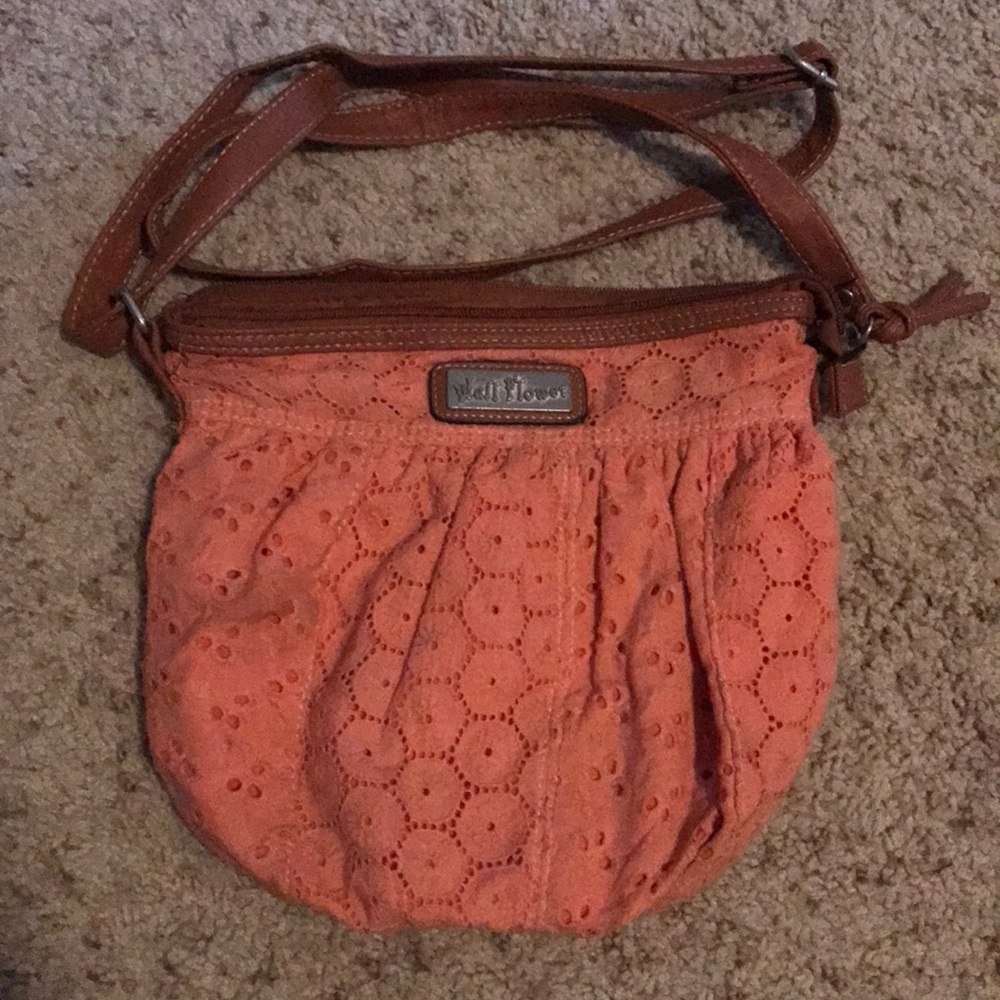 Coral hand bag ***5 for $20***